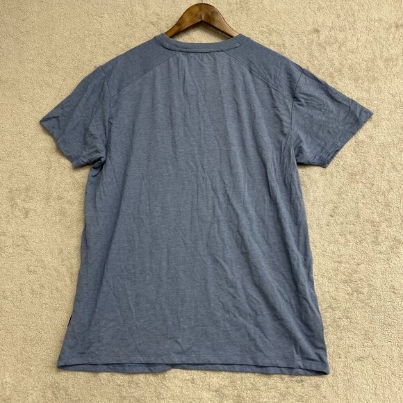 NEW Kenneth Cole Men's XL Blue T-Shirt Organic Cotton Blend - Picture 3 of 9